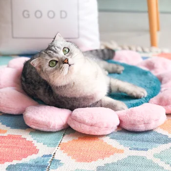 

Thin pet mat Sun flower shaped cat dog rest nap mat Air conditioning pad Pet nest bed