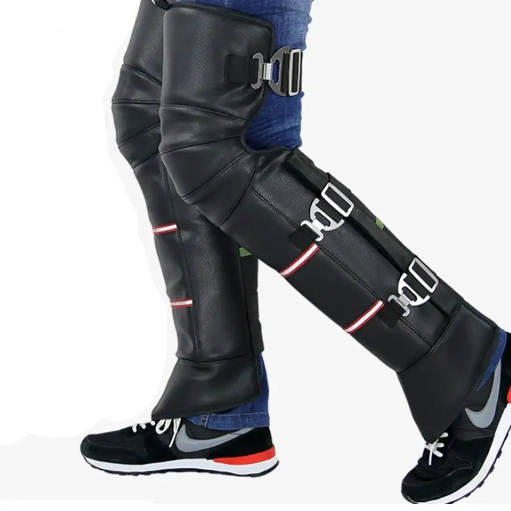 

Dragonpad Motorcycle Warm Kneepad PU Leather Waterproof Legs Heater Motorcycle Riding Knee Guards Windproof Winter Anti-cold