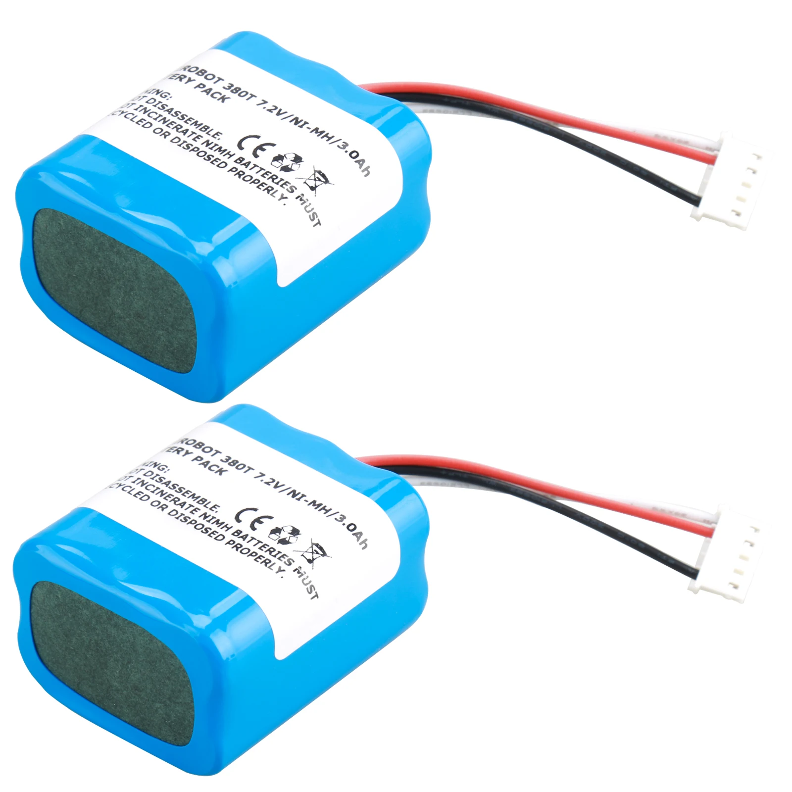 Batteria Ricaricabile 3.0Ah Per Irobot Roomba Braava 380 380T Mint 5200C Ni-Mh 3000Mah Batterie