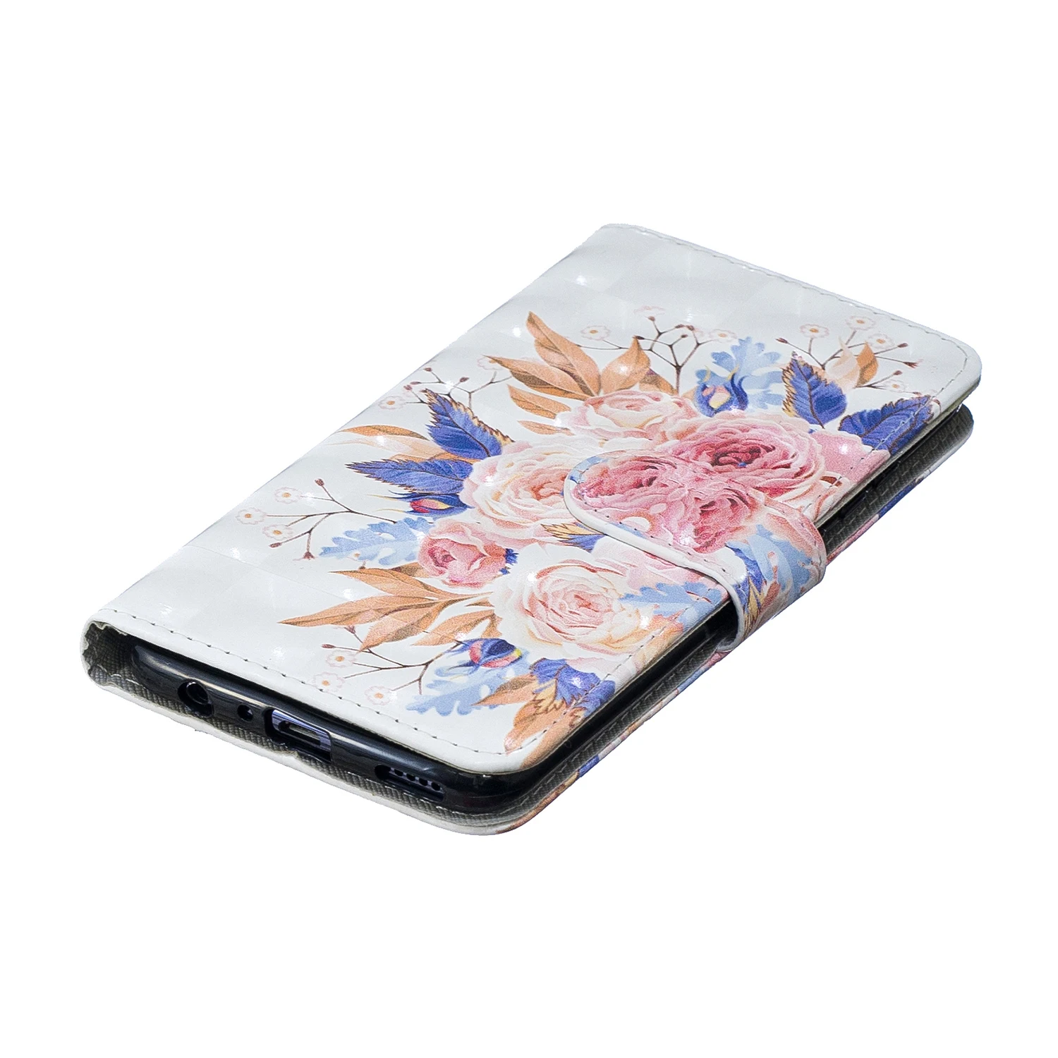 Кожаный флип чехол с 3D принтом для Samsung Galaxy M20 M 20 GalaxyM20 SM M205F кошелек M10