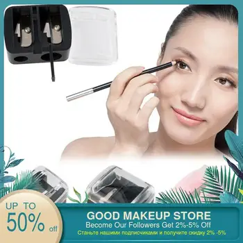 

Single / Double Hole Eyebrow Pencil Sharpener 3 colors Cute Classical Makeup Eye Brow Pen Sharpener cosmetic make up Tools