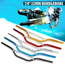 Универсальный подходит для мотоцикла 7/" 22 мм алюминиевые рукояти Ручка Бары Для Honda Для Yamaha для Suzuki
