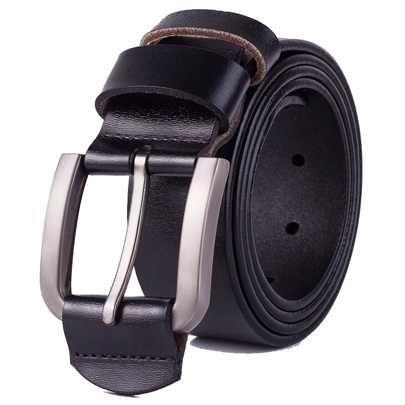 

Men's pin buckle leather belt leather belt men's belt casual pants belt