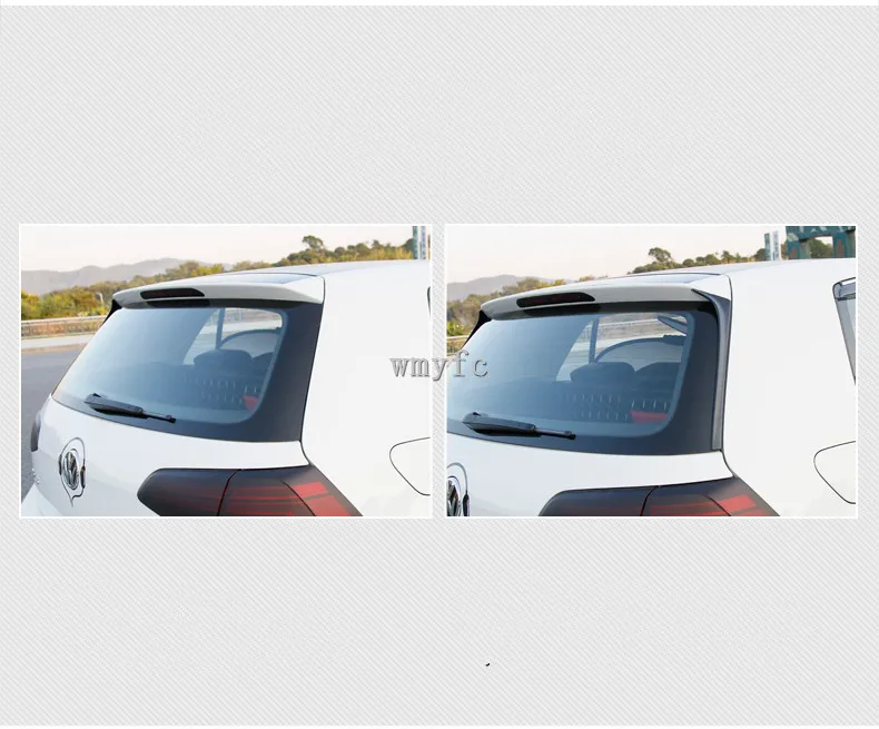 Для Volkswagen VW Golf 7 вариант для автомобиля с кузовом универсал модель аксессуары заднее крыло сбоку Стикеры для спойлера накладка стайлинга автомобилей
