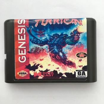 

Mega Turrican EU/JAP Shell for 16 bit Game Card for Genesis System for Sega Mega Drive