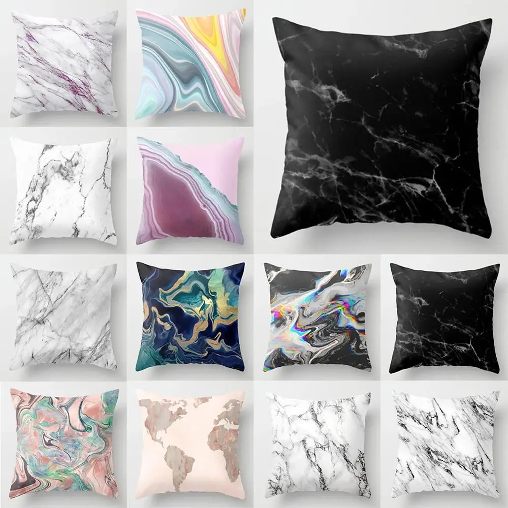 

Nordic Style Polyester Printed Throw Pillow Case Sofa Cushion Cover Home Decor 45X45CM