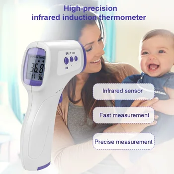 

Digital Non-contact Infrared Forehead Thermometer Touchless Body Temperature Measuring Tool