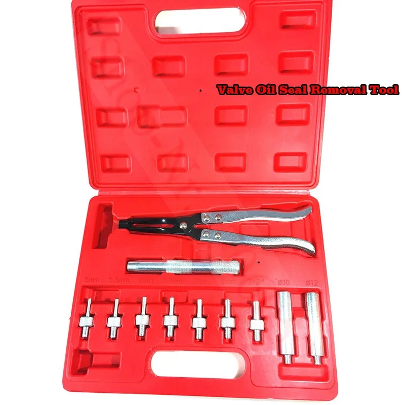

11Pcs/set Auto Vehicle Automotive Valve Oil Seal Plier Remover Installer Tools Set Car Garage Kit