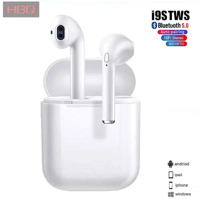 

New Upgrade i9s TWS Bluetooth Earphone 5.0 in ear mini Wireless Headsets Bass stereo Earbuds Sport Headset For Smart Phone