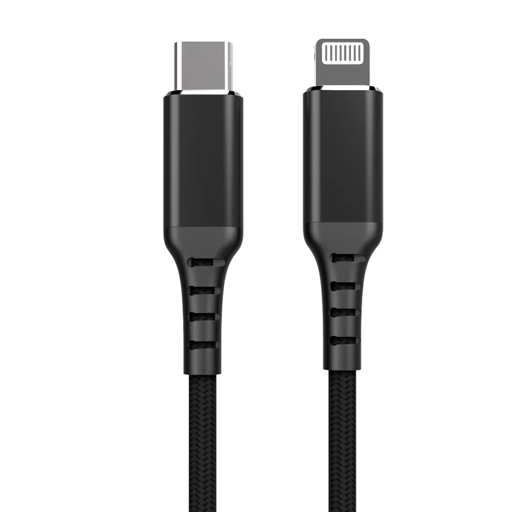 Черный MFI Сертифицированный PD USB C к Lightning 30 Вт/18 Вт C94 кабель быстрого зарядного устройства для iPhone 11 Pro 8 X XS XR, iPad Pro Air Mini - Цвет: Черный