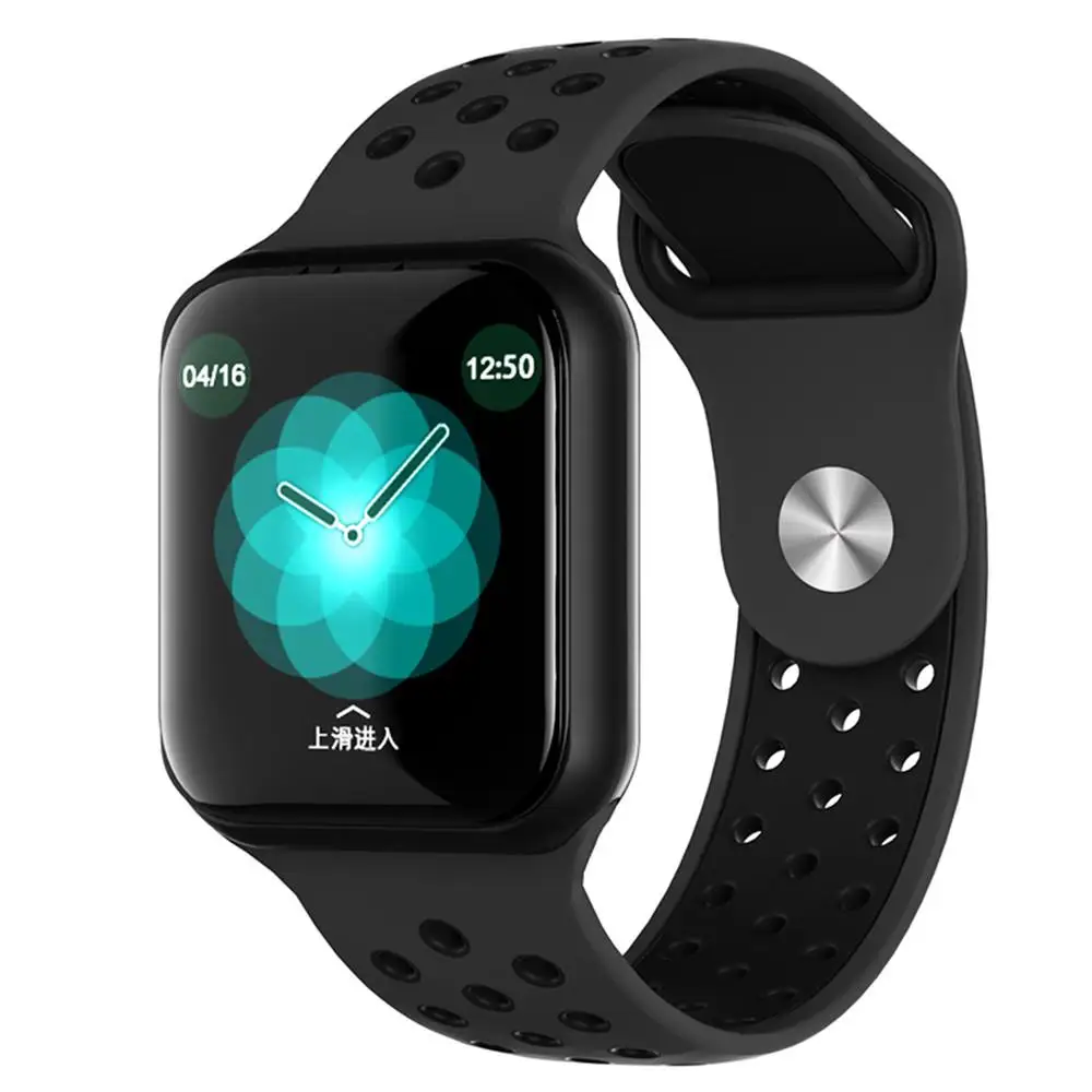 HobbyLane F8 Bluetooth Smart Watch Heart Rate Monitor Calories Fitness Tracker Alarm Clock IP67 Waterproof Smart Bracelet d25 - Цвет: Черный