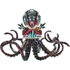 Microworld Octopus Devil model kits DIY laser cutting Jigsaw puzzle fighter model 3D metal Puzzle Toys for Children gifts 2