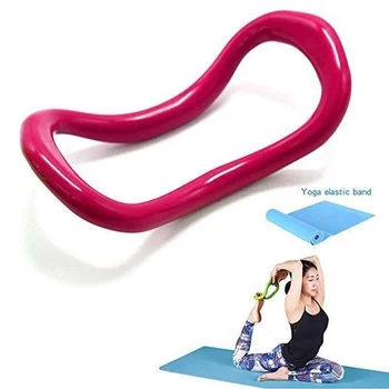 

Yoga Circle Pilates Stretch Ring Home Women Fitness Equipment Fascia Massage Body Workout Exercise Resistance Support Tool