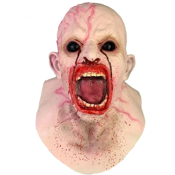 

Zombie Scary Halloween Costume Mask Halloween Novelty Costume Party Latex Full Head Mask Cosplay Props, 4 Styles