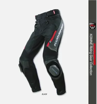 

Komine PK717 PK-717 motorcross Sports Riding Leather Mesh Pants Motorcycle Street Moto Off Road Trousers