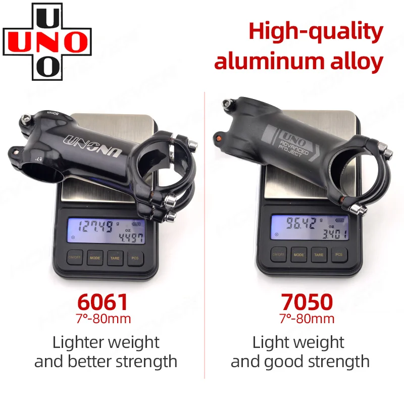 Mr-ride 2014 UNO Al 7050 Ultra Light Weight Stem 17 Degree 100mm X 31.8 Black for sale online 