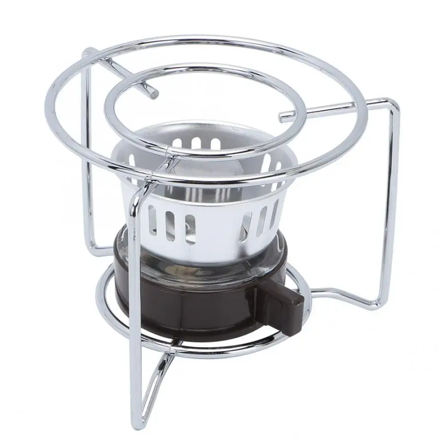 Stove Rack Outdoor Portable Stainless Steel Mini Heating with for Solid Alcohol Fuel Camping Picnic Grill |