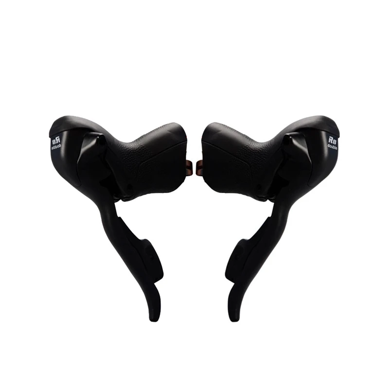 

ABZB-Fmfxtr Road Bike Shifters Double Trip 2x9 Speed Lever Brake Bicycle Derailleur Groupset Compatible For W/Inner Cabl