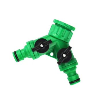 

2pcs Tap Hose Adapter Plastic 1/2 3/4 Garden Connector Splitter Y Type