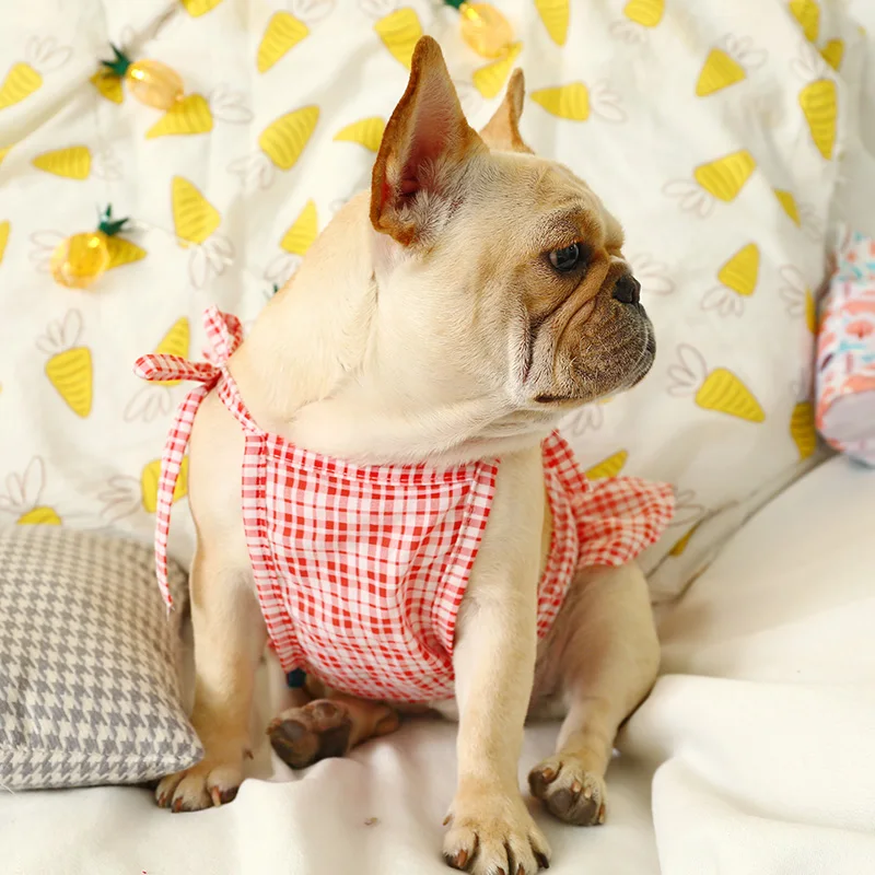 格纹小裙子-法斗款11