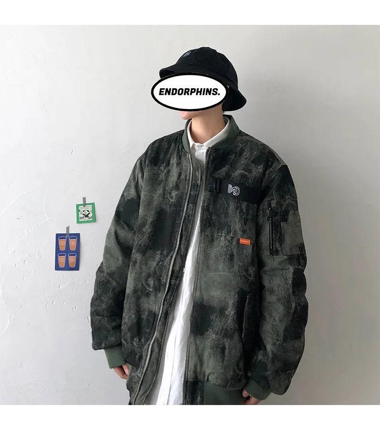 Зимняя новая стильная летная куртка с галстуком-бабочкой; одежда на Хлопчатобумажной Подкладке