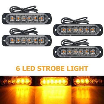 Ultra-Thin LED Emergency Light For Car Warning Flashing Firemen Police Emergency Light Ambulance Police Strobe LED Warning Light 1