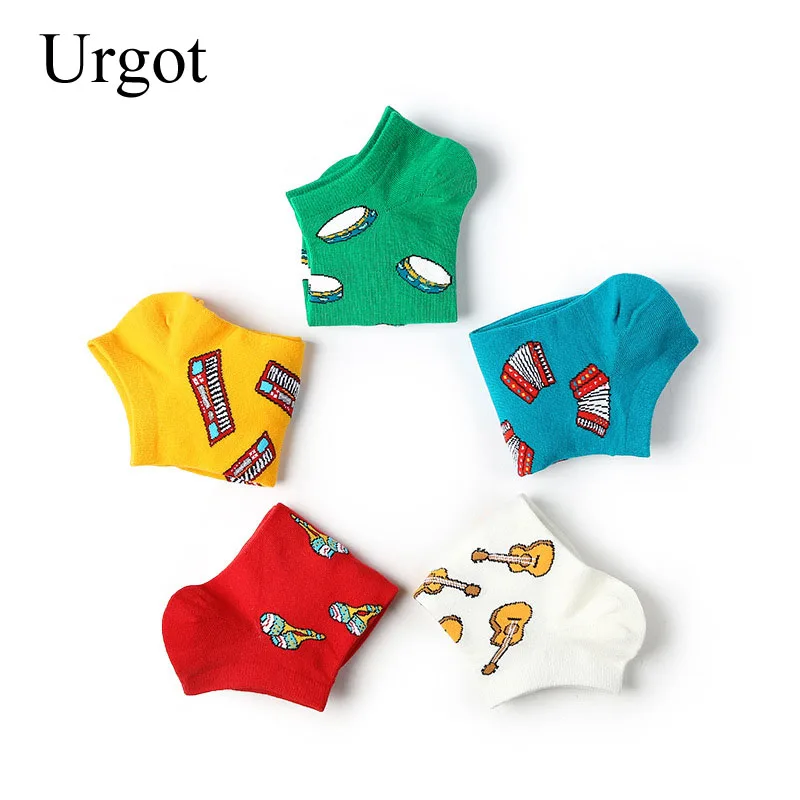 Urgot/6 пар, мужские носки до щиколотки, весна-лето, персональные носки-лодочки, с закрытым носком, уличные, Sen, милые, мужские, брендовые, студенческие носки