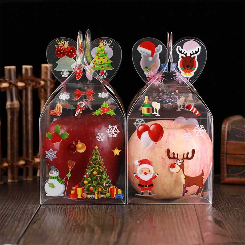 Details about   Christmas Gift Storage Candy Bag Apple Toy Cookie Box Xmas Table Party Decor YS 