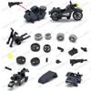 ww2 Moto Military Three Rounds Motorcycle Moc Germany Tool Car Army Figures Vehicle Christma Gift With Other Building Blocks Toy ► Photo 3/6