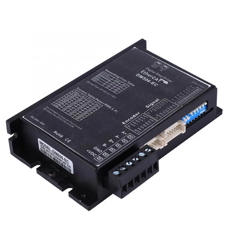 

Stepper Motor Driver Nema 17 23 24 34 Digital Stepper Motor Driver EtherCAT Protocol DC24~50V 1.5~5.6A for 42 56 60 Brushless