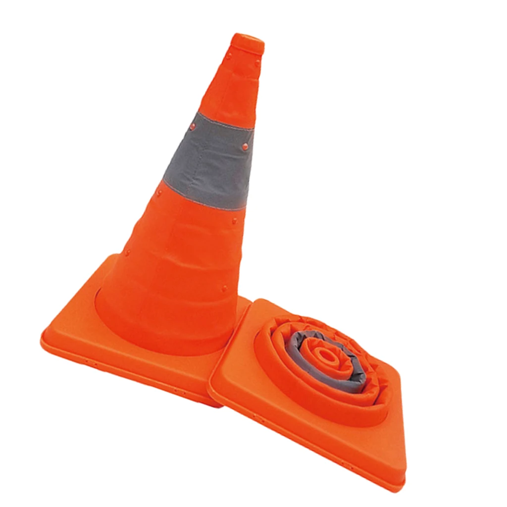 Portable Cone Multipurpose Collapsible Traffic Cone Driving Road Safety WA 