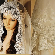 Romantic Lace Veil Wedding 3*1.5M Length Bridal Veil Women Party Accessories 2019 New Arrival