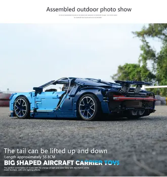 

Bugatti Chiron Modification RC Motor Compatible IEGOset 42083 20086 technic MOC race Car Building Blocks Toys Gifts