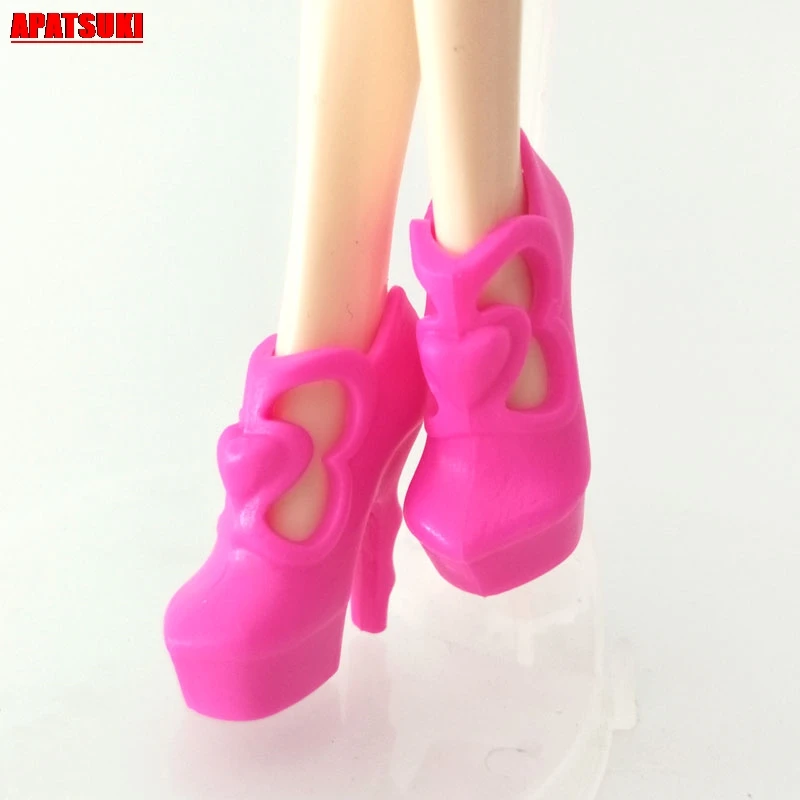 1 пара розовых кукольных туфель для кукол Monster High туфли на высоком каблуке Ever After 1/6
