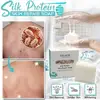 100g Handmade Goat Milk Silk Soap Moisturizing Whitening Or Cleaner Pores Shrink Body Remover Acne Face Cleansing Mites Was E5Z8