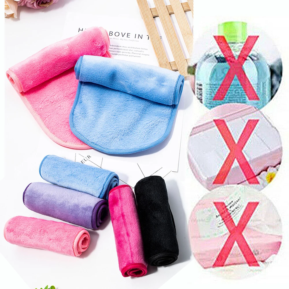 Eraser Makeup-Remover-Towels Cleaning-Towel Fibre-Cloth Reusable Soft for Women Smooth