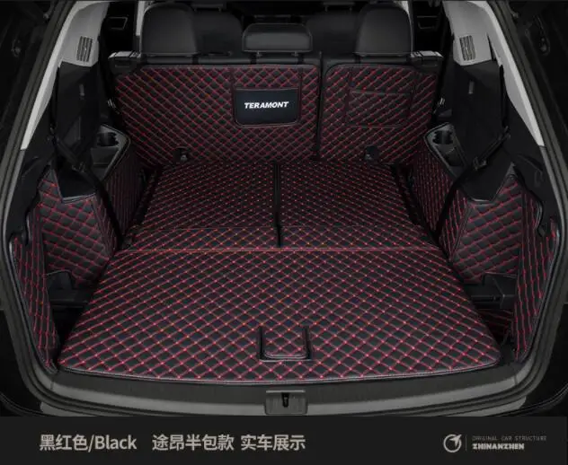 Seven-seat выделенный полноразмерный багажник Коробка коврик для- Volkswagen Teramont/Atlas 7 машинные места стиль
