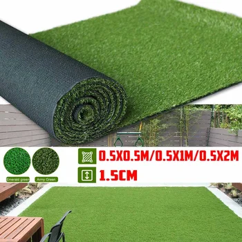 

cesped artificial jardin exterior Artificial Grass Carpet Roll Grass Mat Garden Decoration Landscape Lawn Carpet Floor Mat