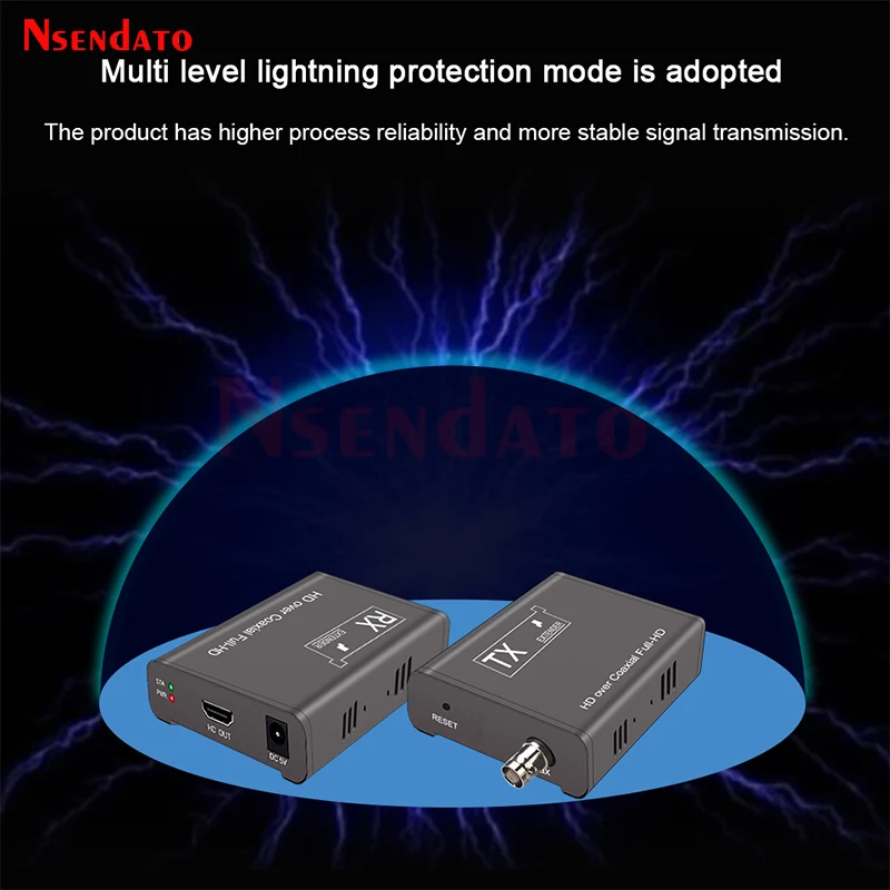 HDMI-Compatible Extender Over Coax 300M 1080P HD Transmitter by coaxial Extensor Switch Extension Cable for PS3 PS4 Xbox PC HDTV