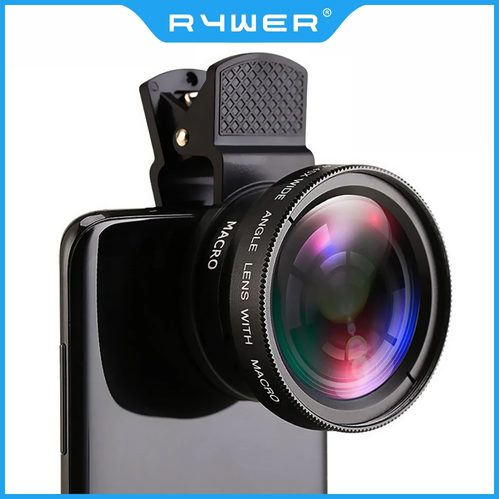 RYWER for Mobile Phone Lens For Macro Fisheye Laptop Webcam Cover Camera Slider Fish Eye Photography | Мобильные телефоны и