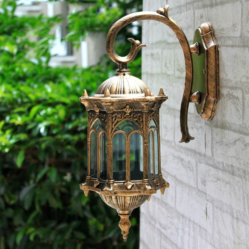 Popular Retro Outdoor Wall Light Favorable Europe Villa Sconce Lamp Waterproof Exterior Garden Doorway Lighting wall light outdoor porch light