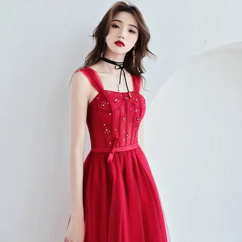 

Female Slim Red Dress Elegant Female Long Dress Women Appliques Decoration Bandage Dress Party Sexy Dress Party Dresses