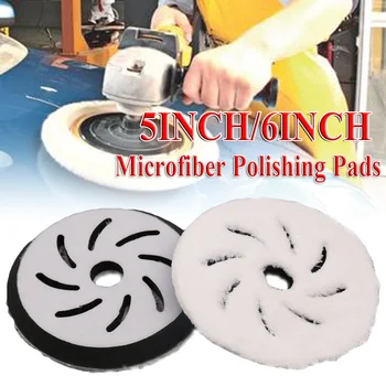 

5/6Inch Microfiber Polishing Pads Buffing Pads Polishing Felt Wheel For Car