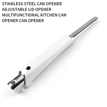 

NewMulti-functional Stainless Steel Manual Bottle Can Opener Adjustable Handle Jar Can Lid Openers Remover Bottle Opener#2