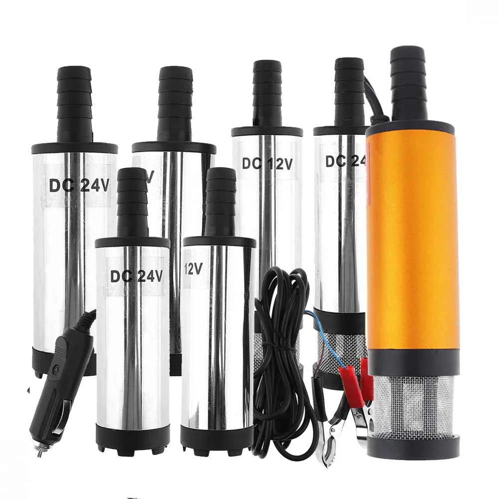 DC 12V 24V 38MM портативный мини Электрический погружной насос пригодный для дизельной