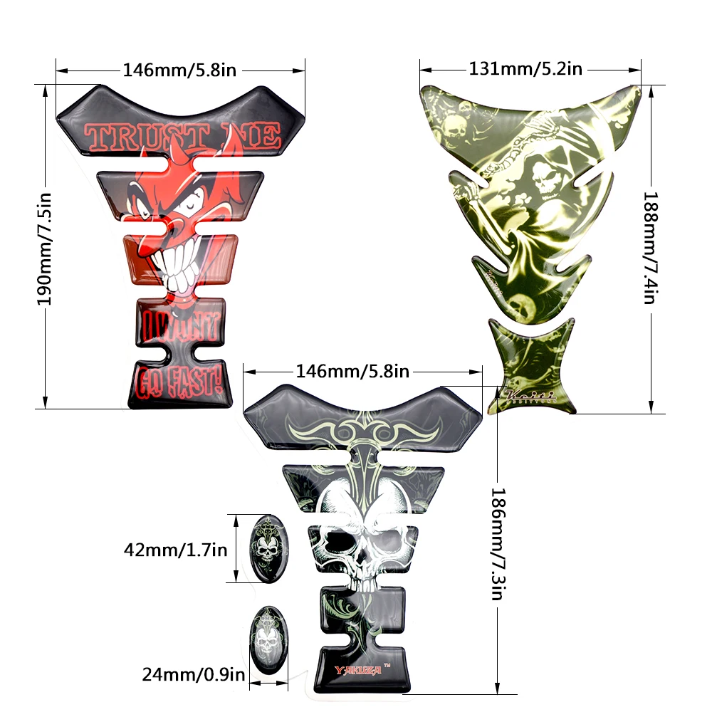 3D толстая мото rcycle наклейка топливная крышка Танк Pad Защитная Наклейка для gsxr r6 kymco ak550 ktm duke 200 harley dyna moto Обложка