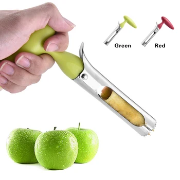 

Open close stainless steel apple corer multi-purpose fruit core extractor kitchen accessories pear core extractor