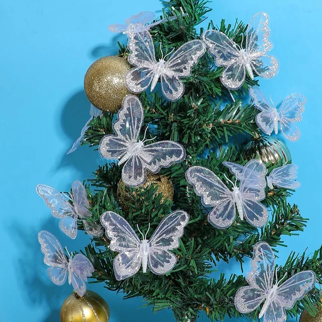 Butterfly Christmas Tree Ornaments - Home & Garden - AliExpress