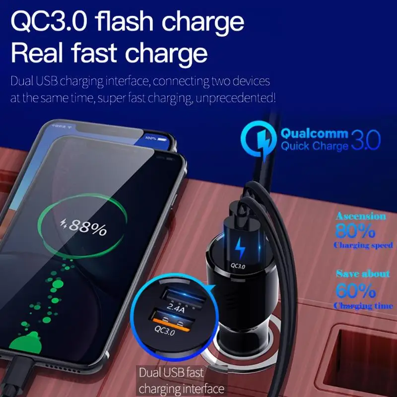 C86 QC 3,0 Быстрая зарядка двойной USB зарядное устройство автомобильный комплект Bluetooth 5,0 Hands-free fm-передатчик модулятор mp3-плеер с дисплеем