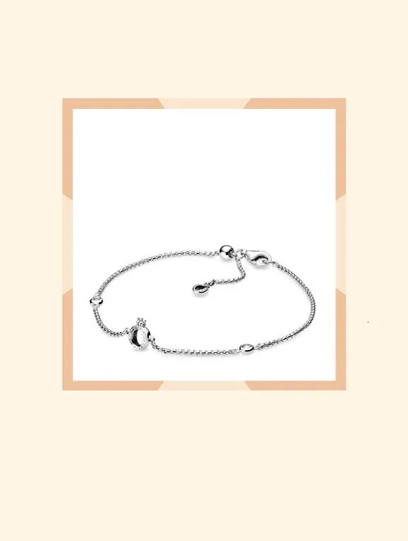 

The latest version of the 2019 winter style is 100% 925 silver sterling sparkling the crown bracelet with free shipping